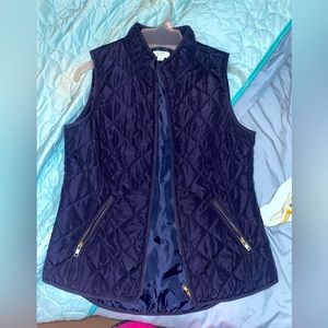 Navy Crown & Ivy vest